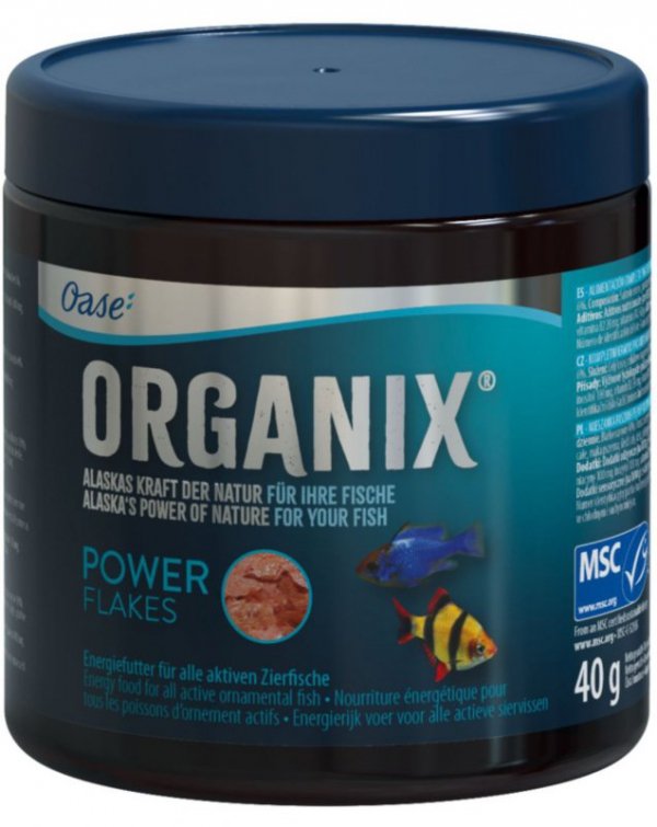 Oase Organix Power Flakes 250ml - pokarm płatki dla ryb