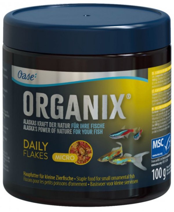 Oase Organix Daily Micro Flakes 250ml - pokarm drobne płatki dla ryb