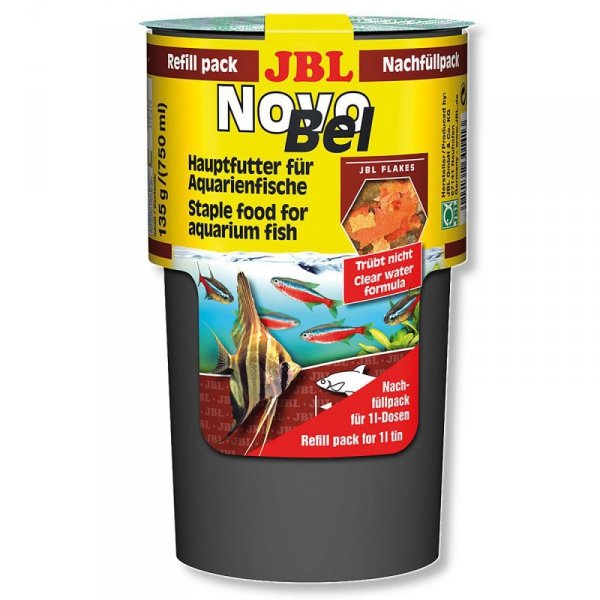JBL NovoBel 750ml uzupełnienie - pokarm w płatkach dla wszystkich ryb akwariowych