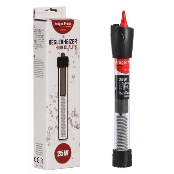 Kruger Meier Reglerheizer 25W - grzałka z termostatem do akwarium