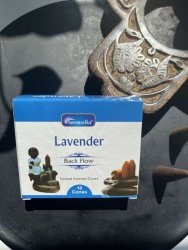 Kadzidło stożkowe backflow LAVENDER / LAWENDA