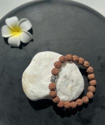 Bransoletki Rudraksha - Jasny Brąz