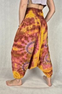 Szarawary alladynki tie dye