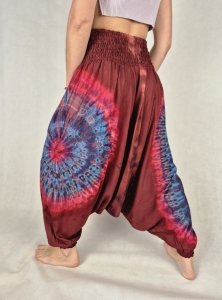 Szarawary alladynki tie dye