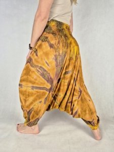 Szarawary alladynki tie dye