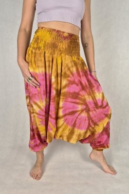 Szarawary alladynki tie dye