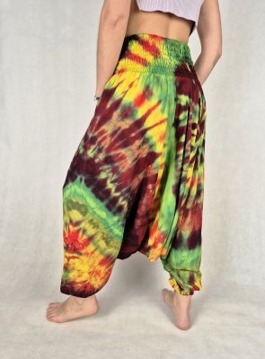 Szarawary alladynki tie dye