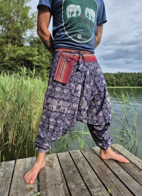 Orientalne i stylowe szarawary - bawełna