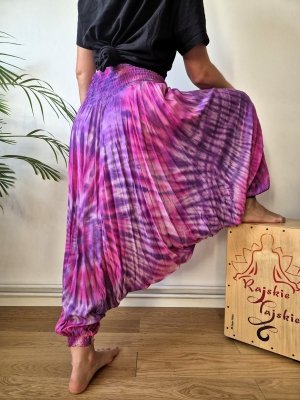 Szarawary alladynki tie dye