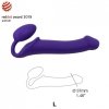 Dildo - Strap-On-Me Semi-Realistic Bendable Strap-On Purple L