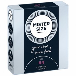 Prezerwatywy - Mister Size 64 mm (3 szt)