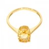 Złoty pierścionek z cytrynem PR.00900 pr.585