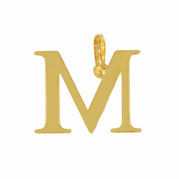 Złota literka M ZA.01197 pr.585