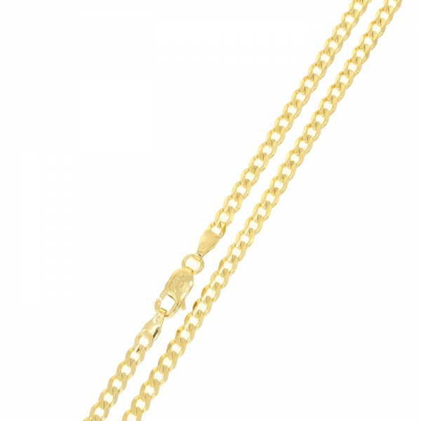  Złoty łańcuszek pancerka 60cm LA.01168 pr.585