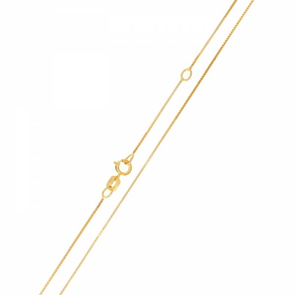 Złoty łańcuszek kostka 45cm LA.01223 pr.585