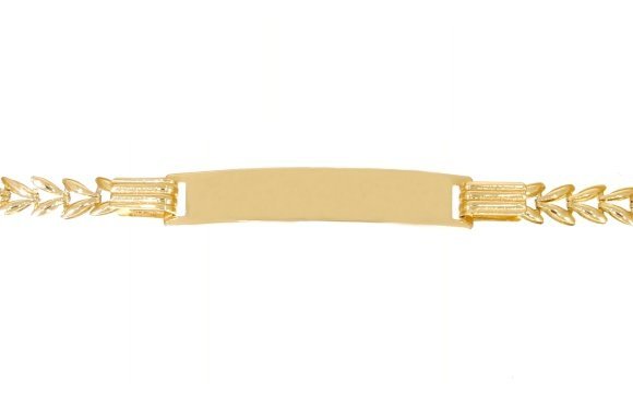 Złota bransoletka pod grawer 14cm BR.00643 pr.585