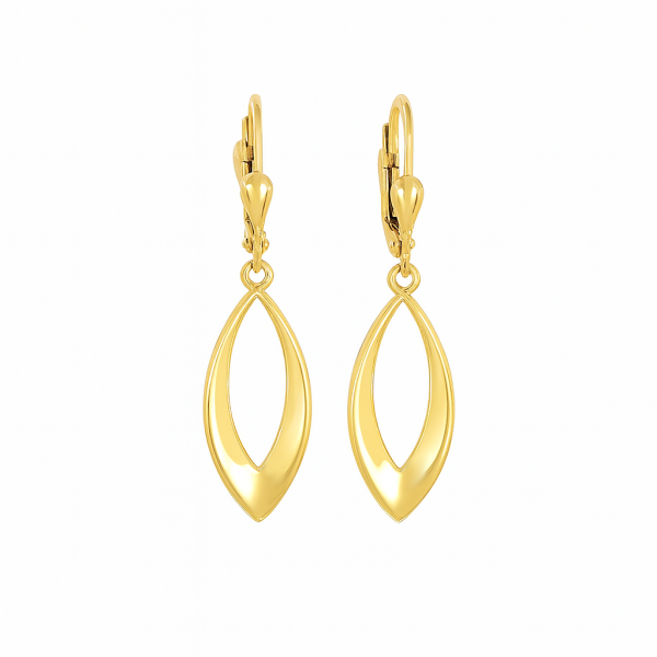 Złote Kolczyki Damskie Ażurowe Złoto 585 – KL.02541