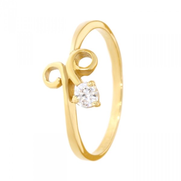 Złoty pierścionek z cyrkonią PR.00033 pr.585