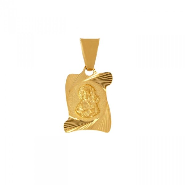 Złoty medalik z wizerunkiem Matki Boskiej Częstochowskiej ME.00141 pr.585