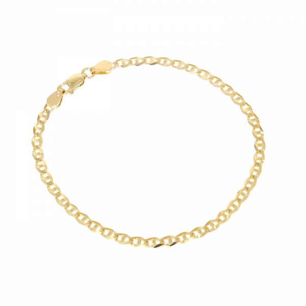 Złota Bransoletka Gucci 585 – Klasyczny Splot 19cm