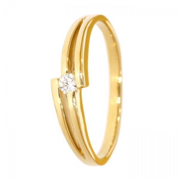  Złoty pierścionek z cyrkonią PR.00892 pr.585