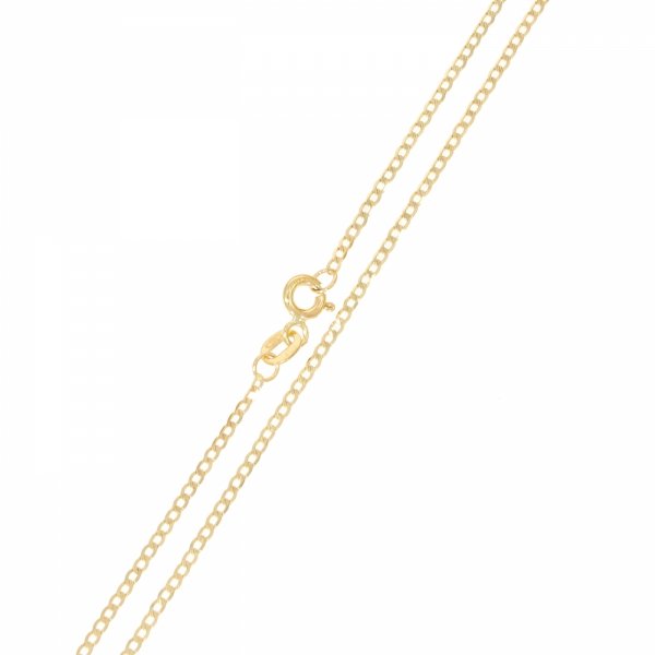 Złoty łańcuszek pancerka 55cm LA.01166 pr.585