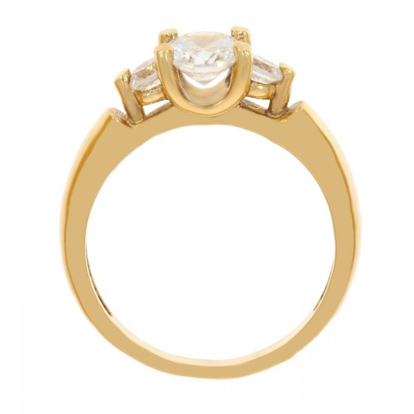 Złoty pierścionek z cyrkoniami PR.00072 pr.585