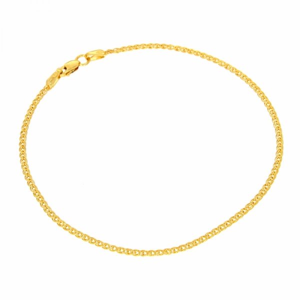 Złota bransoletka damska o splocie łańcuszkowym mona lisa BR.00462 pr.585