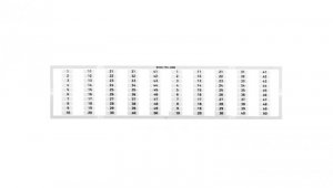 Oznaczniki WMB 2x 1-50 793-4666 /5szt./