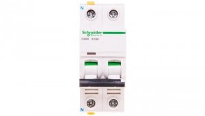 Wyłącznik nadprądowy 1P+N B 16A 6kA AC iC60N-B16-1N A9F03616