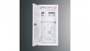 Rozdzielnica n/t licznikowa RZ 9NN T1F + 6S 432x213x175 pełne drzwi IP30 RAL 9003