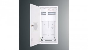 Rozdzielnica n/t licznikowa RZ 12NN P T3F + 11S PŁYTKA 577x288x135 pełne drzwi IP30 RAL 9003