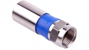 Wtyk antenowy F kompresyjny na przewód Triset-113 TC6 Trishield 3SH75 RG6