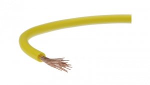 Przewód instalacyjny H05V-K / LgY 0,5 500V żółty linka giętka Elektrokabel /100m/