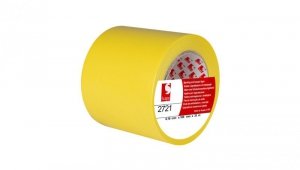 Taśma oznaczeniowa ostrzegawcza 100mm/33m żółta 2721 SCAPA