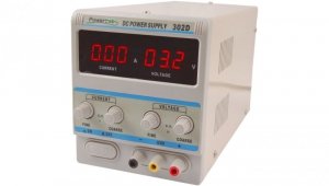 Zasilacz laboratoryjny regulowany 30V 2A DC LED 302D