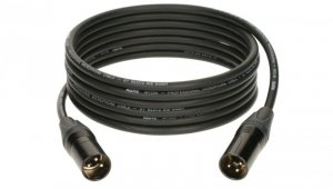 KLOTZ Kabel mikrofonowy adapter XLR 3-pin (wtyk / wtyk) na złączach Neutrik 2m