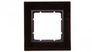 Berker B7 GLAS Ramka pojedyncza pozioma/ pionowa szklana antracytowa 10116616
