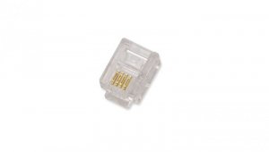 Wtyk RJ11 6P4C 6-pozycyjny 4-stykowy /100szt/ X-ML-MP06-4-15