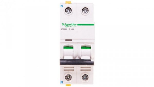 Wyłącznik nadprądowy 1P+N B 16A 6kA AC iC60N-B16-1N A9F03616