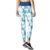 Adidas Longtight All Over Print Leggings Blau Mit Hochen Leibhöhe für Damen