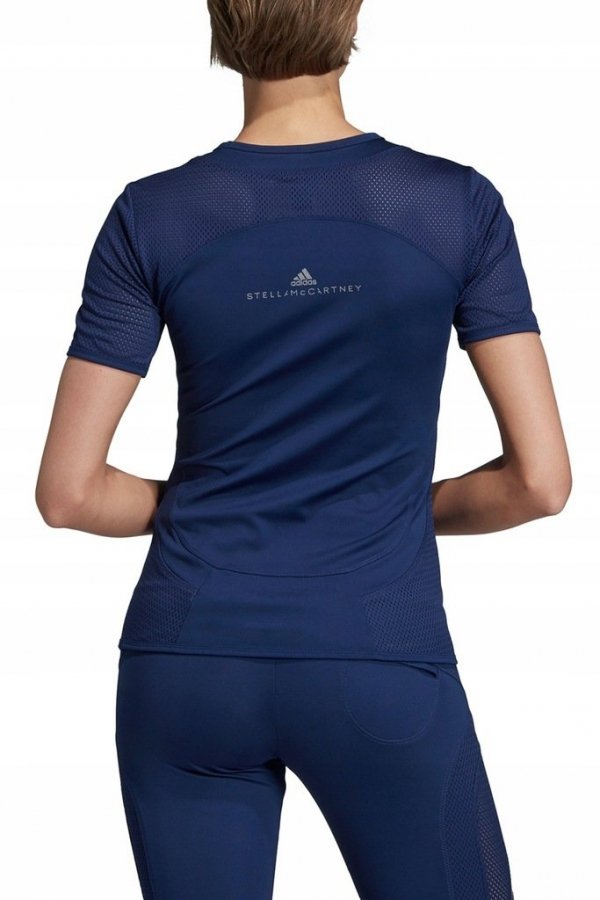 Adidas Damen T-Shirt In Marineblau Stella McCartney EA2216