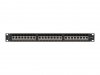 LANBERG PATCH PANEL 24 PORT 1U 19 KAT.6A FTP CZARNY PPSA-1024-B