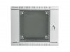 Szafa rack Lanberg WF02-6609-10S (9U; 502mm / 600mm / 600 mm; wisząca; Szklane; 19''; kolor szary)