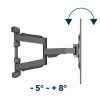 GEMBIRD UCHWYT ŚCIENNY REGULOWANY LCD 32-75 VESA MAX 600 X 400MM, DO 45KG