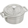 STAUB MINI COCOTTE Mini garnek żeliwny okrągły 250 ml, truflowy