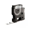 TAŚMA DYMO D1-12MM X 5,5M POLIESTROWA TRWAŁA CZARNY/BIAŁY