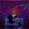 Twinkly Matrix – 480 RGB LED Lampki w kształcie pereł, przezroczysty przewód, 3.3x3.3ft typ wtyczki F