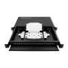 Qoltec 54480 Przełącznica światłowodowa RACK na szynie ODF | 24 porty | SC/ SX