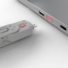 Lindy 40450 bloker portów Blokada portu + klucz USB Typu-A Różowy Kopolimer akrylonitrylo-butadieno-styrenowy (ABS) 5 szt.